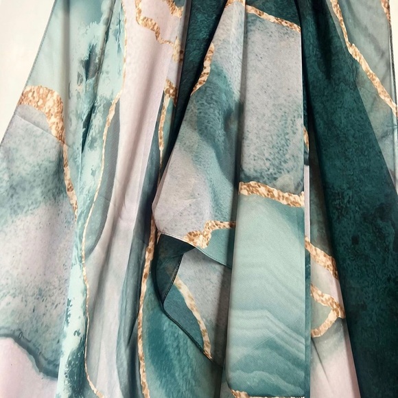 Brand New Soft Crepe Shawl , Classic Marble Design✨ - Picture 5 of 5